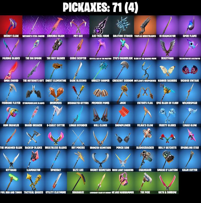 pickaxes comp