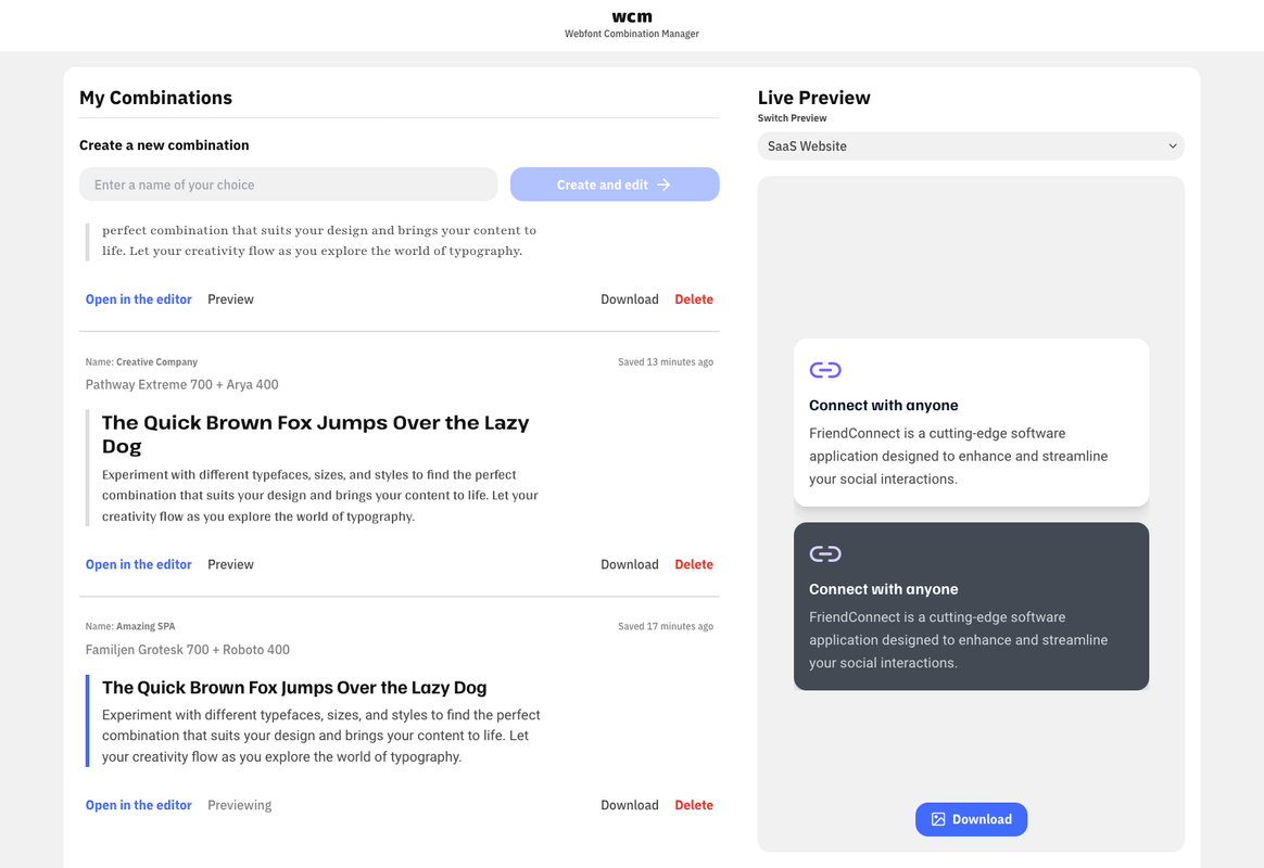 webfonts-combination-manager-editor