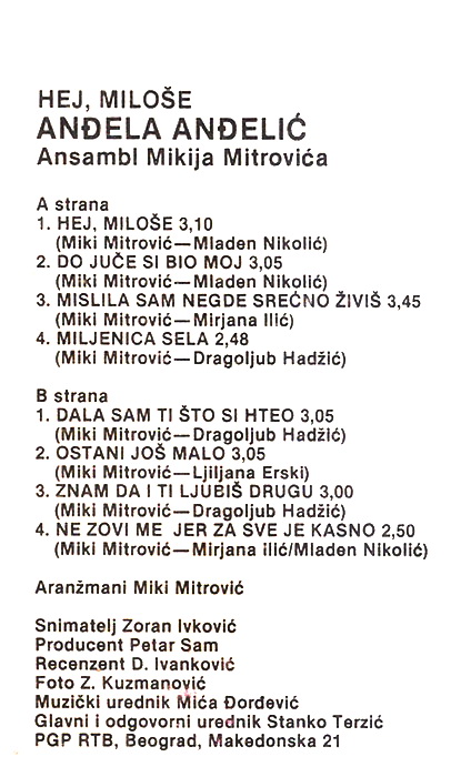 Andjela Andjelic 1987 kz