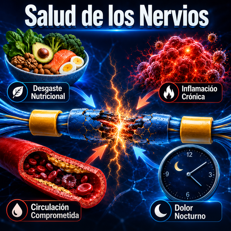Ciclo del dolor en los nervios