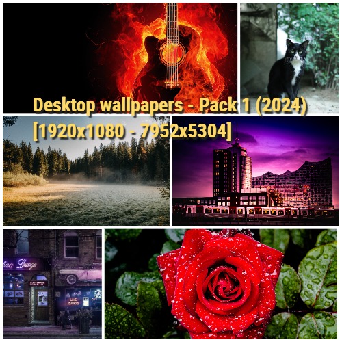 Desktop wallpapers - Pack 1 (2024)