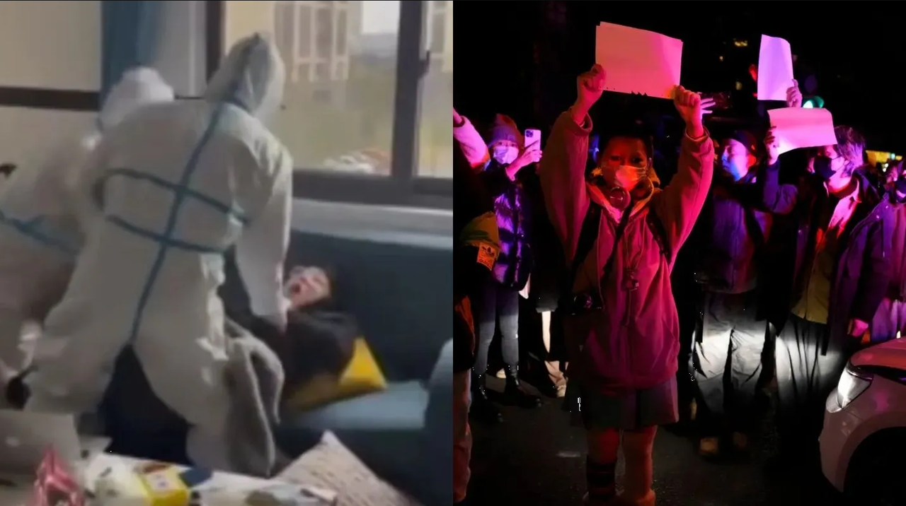 En China sacan a hombre de su casa por la fuerza por la cuarentena