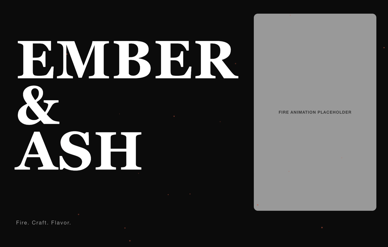 Ember & Ash desktop – primary