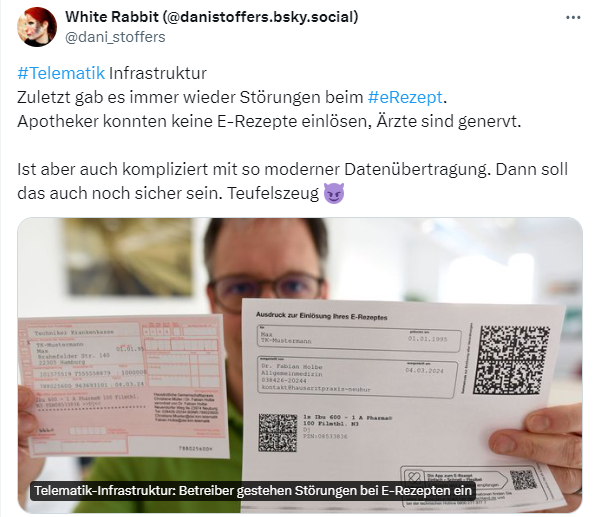 eRezept-Ausfälle März 2024