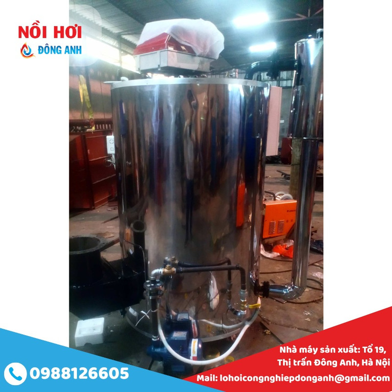lò hơi đốt dầu 200
