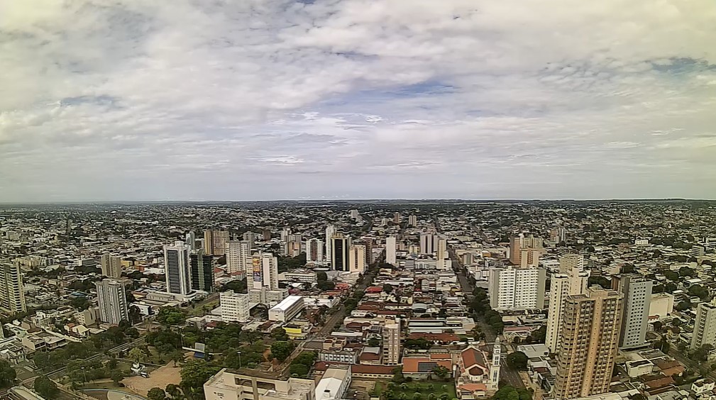 Campo Grande nesta manhã de segunda-feira