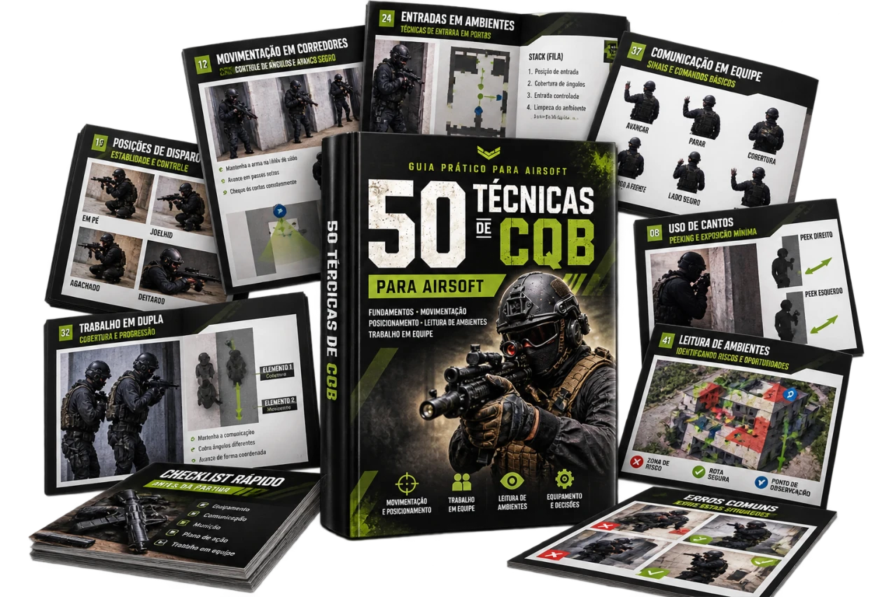 E-book 50 Técnicas de CQB para Airsoft