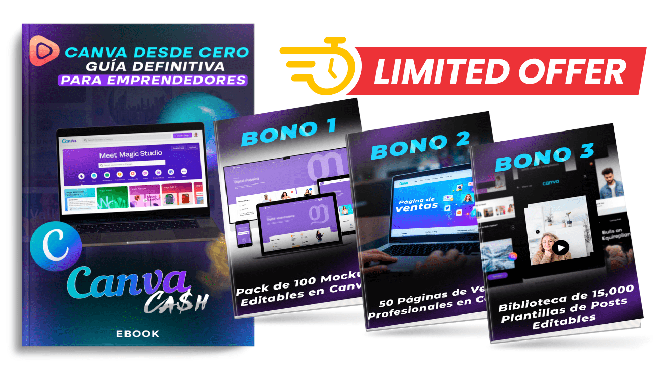 Contenido del paquete Canva Cash
