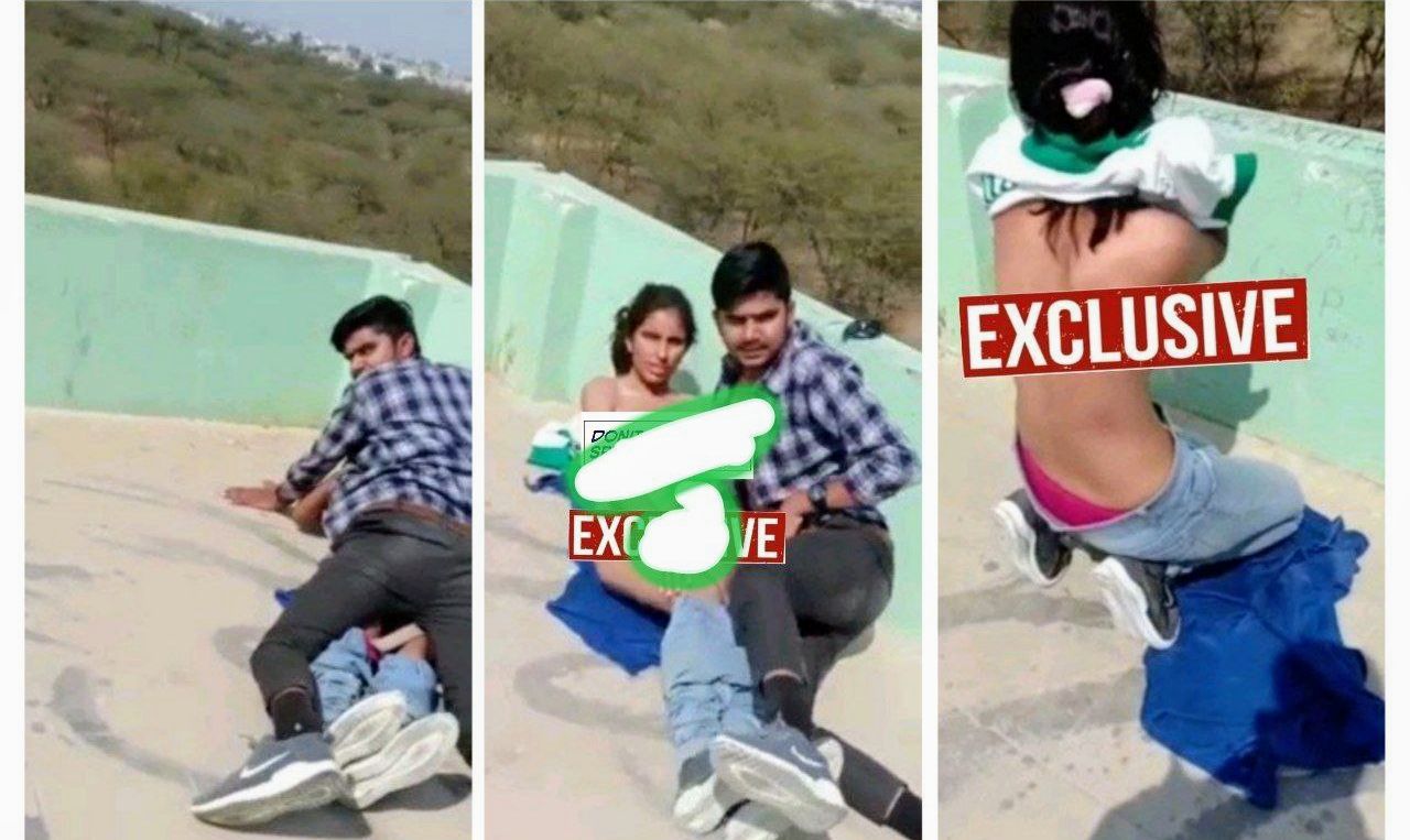 Indian Couple caught doing sex on roof viral mms