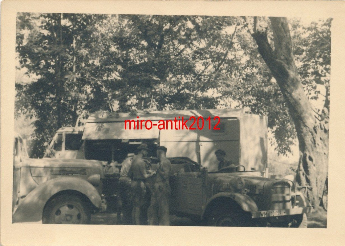 Foto, Wehrmacht, Instandsetzungszug rüstet zum A
