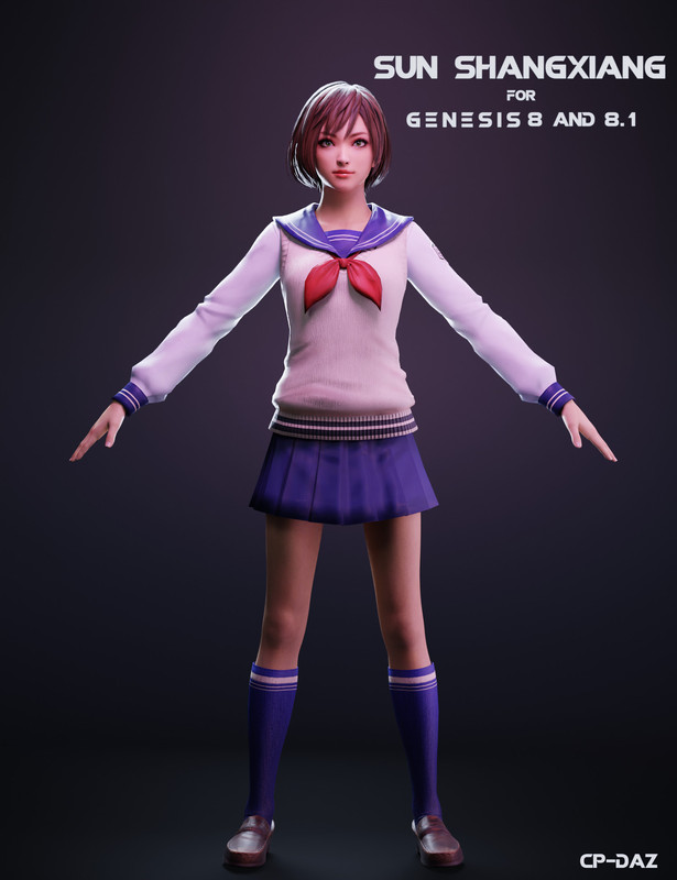 Sun Shangxiang For Genesis 8 And 8.1 Female