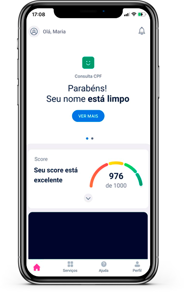 Visualização do App