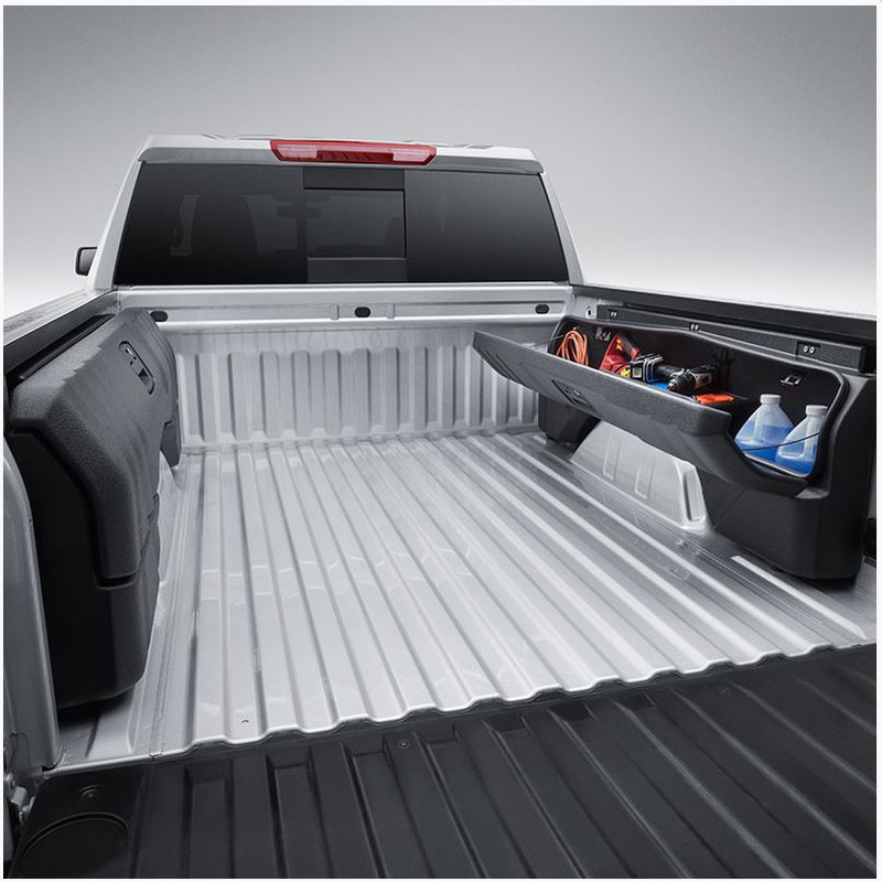 Anybody have these factory Side Mounted Bed Storage Boxes? - 2019/2020