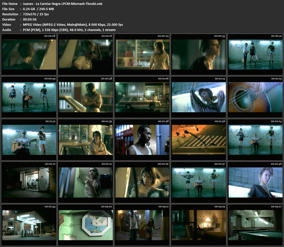 Juanes - La Camisa Negra LPCM-Mixmash-Tknobi.vob