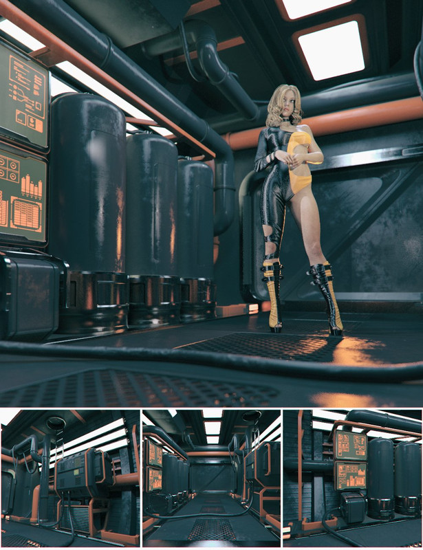 sci fi corridor vignette 00 main daz3d