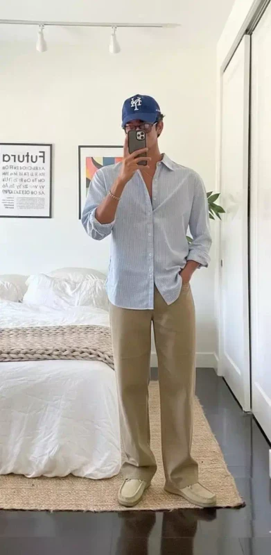 Pantal&oacute;n de lino ZinkGlobal