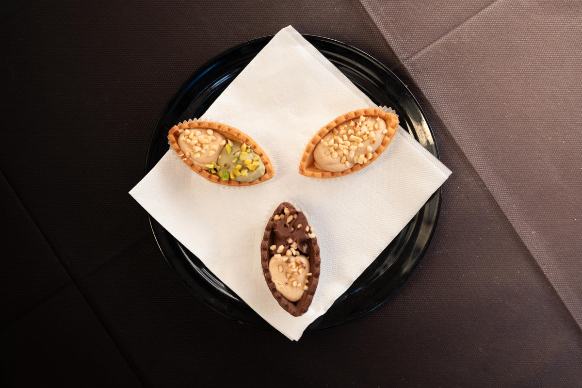 Barchette di cioccolata