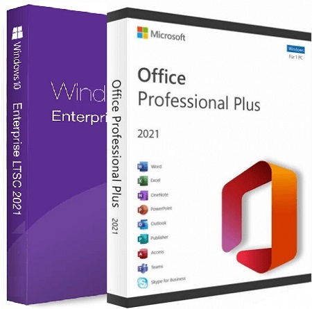 Windows 10 Enterprise LTSC 2021 21H2 Build 19044.2486 + Office 2021 Pro Plus Preactivated (x64)