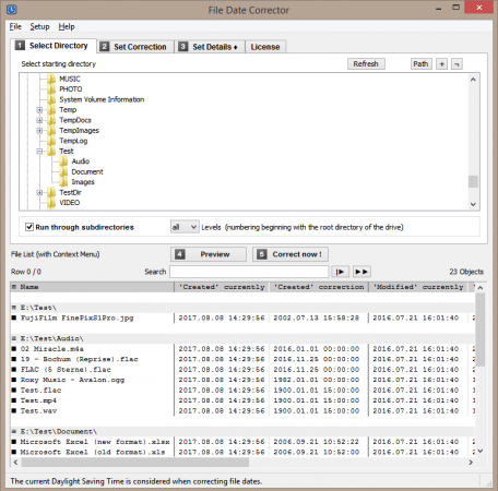Infonautics File Date Corrector 1.56 Infonautics File Date Corrector 1.56