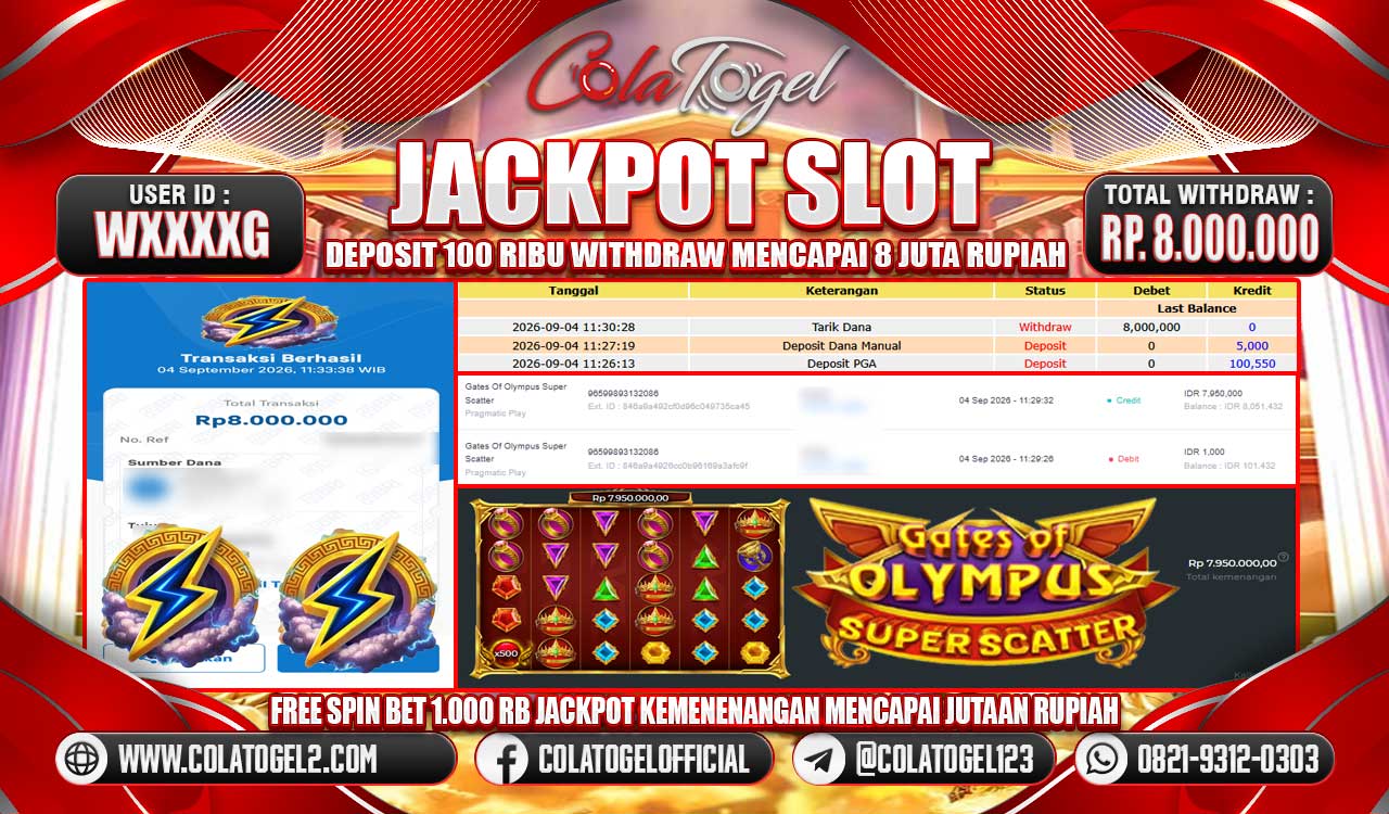JACKPOT SLOT GACORR!!