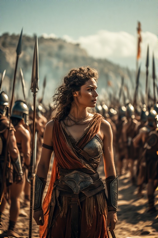 Greek-Warrior-Female-Spears-Sw-14