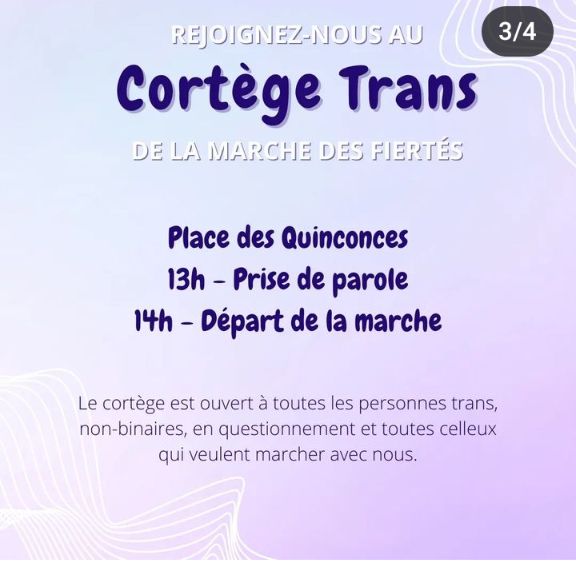 Coin info pour les marches des