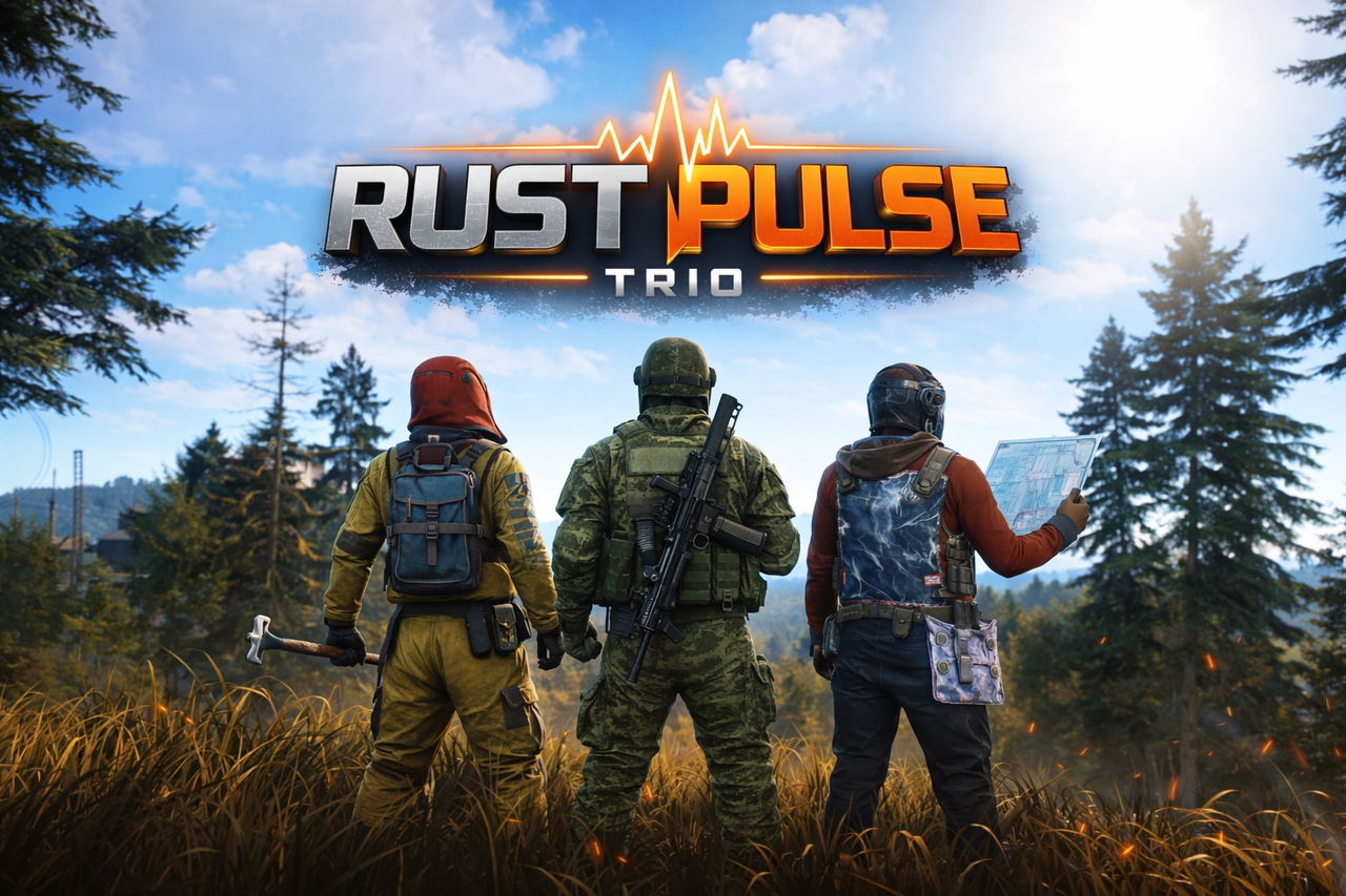 RustPulse.gg - EU 2x Solo/duo/trio |Tp|Home|Kits|Wiped 08.03