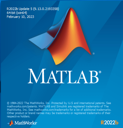 MathWorks MATLAB R2022b v9.13.0.2193358 (x64)