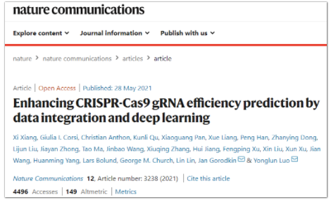 Nature子刊发表“高通量 CRISPR基因编辑技术和更精确深度学习设计方法”-1.png