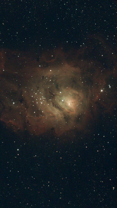 M 8 Nébuleuse de la Lagune le 7 juin 2024 à 3h42 au Pont de Coq pose de 10 minutes
