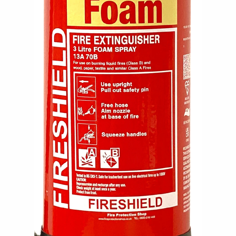 Fireshield AFF Foam Fire Extinguisher 3 Litre