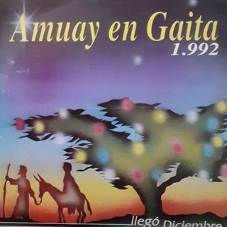 Caratula del disco de Amuay en gaita 1992