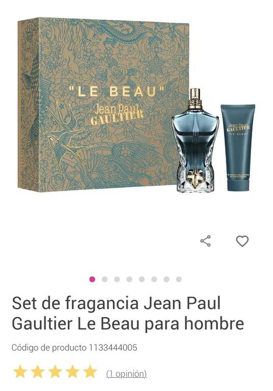 Liverpool: Set de fragancia Jean Paul Gaultier Le Beau para hombre 
