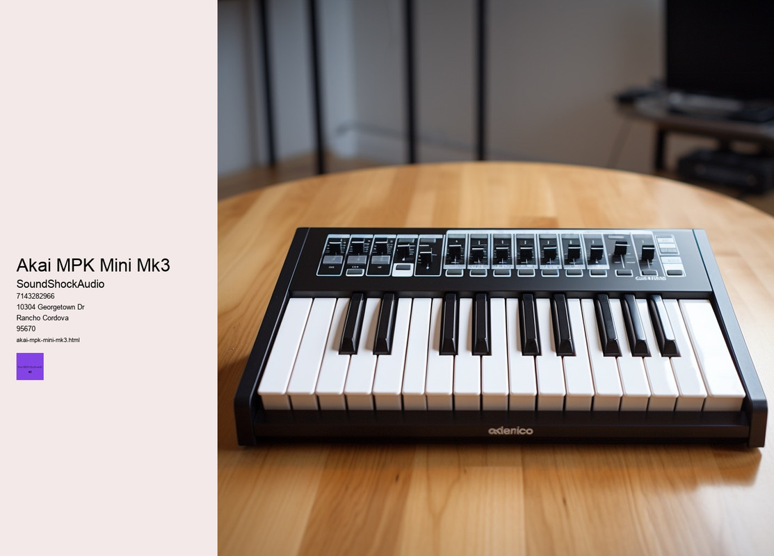 a midi keyboard