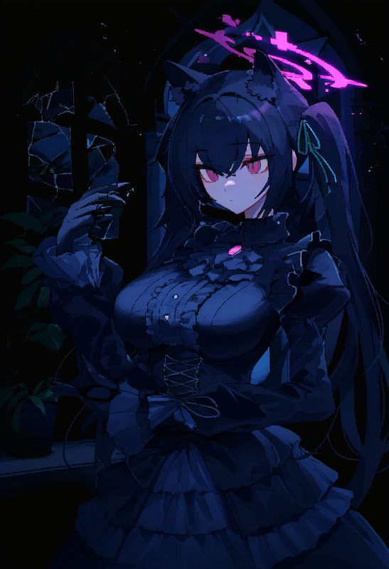 1girl, serika, [[[[[[blue archive]]]]]], mikozin, NDGD, ohlia, {kobayashi ritz}, s-2287664896