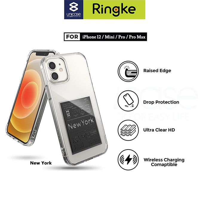 Case iPhone 12 Pro Max 12 Pro 12 Mini Ringke Fusion Anti Crack Casing