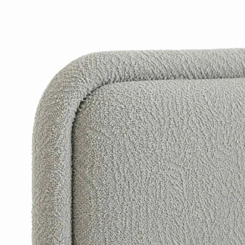 swedish wood boucle majestic mist gray bed 160 x 200 cm 03 detail