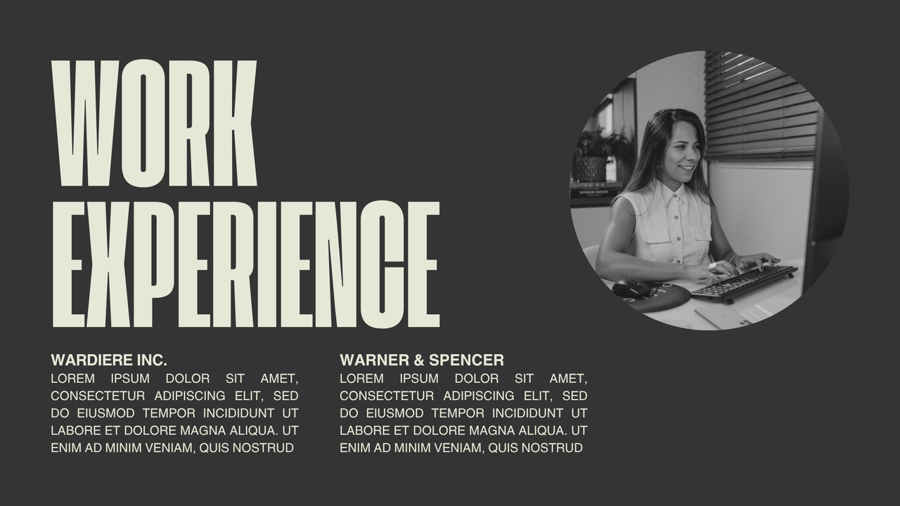 Black Beige Bold Portfolio Presentation