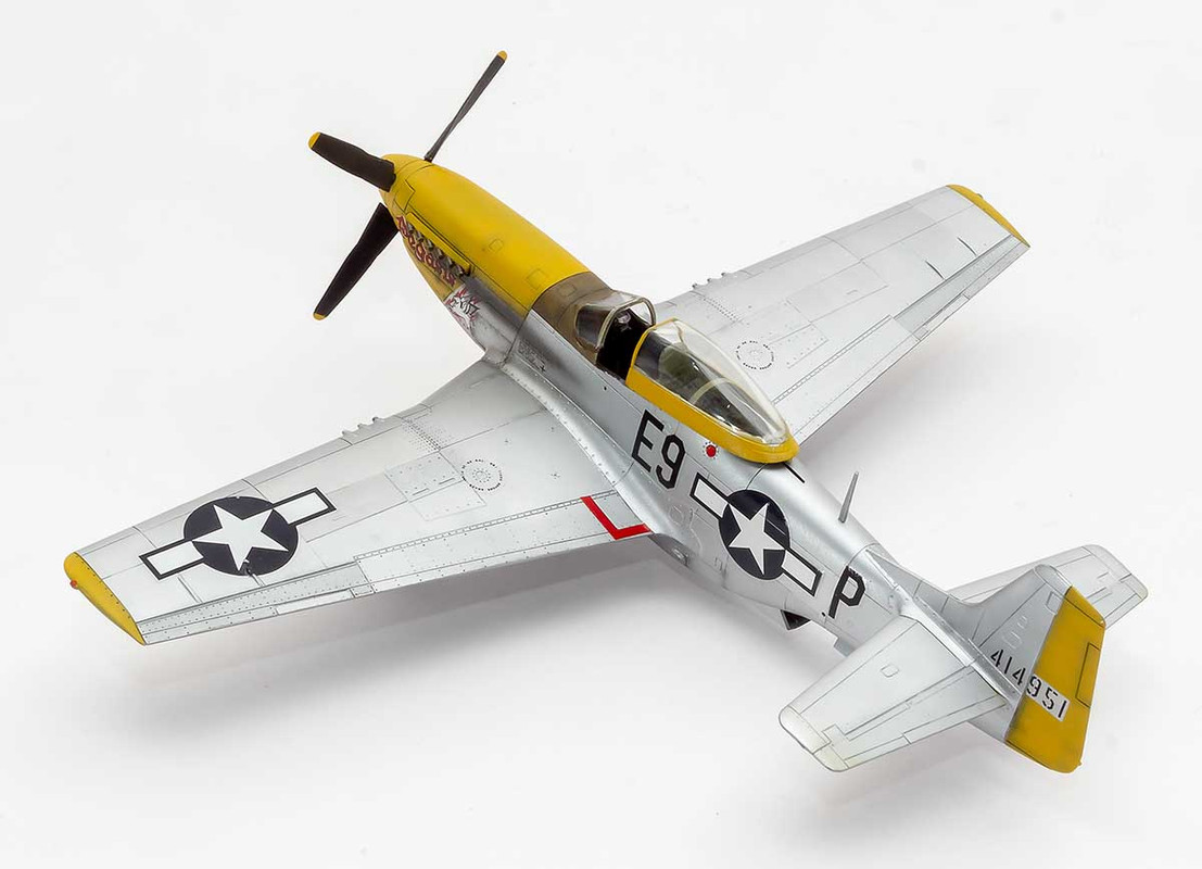 Meng Model LS-009 - 1:48 P-51D MUSTANG, Naso Giallo - Nuovo