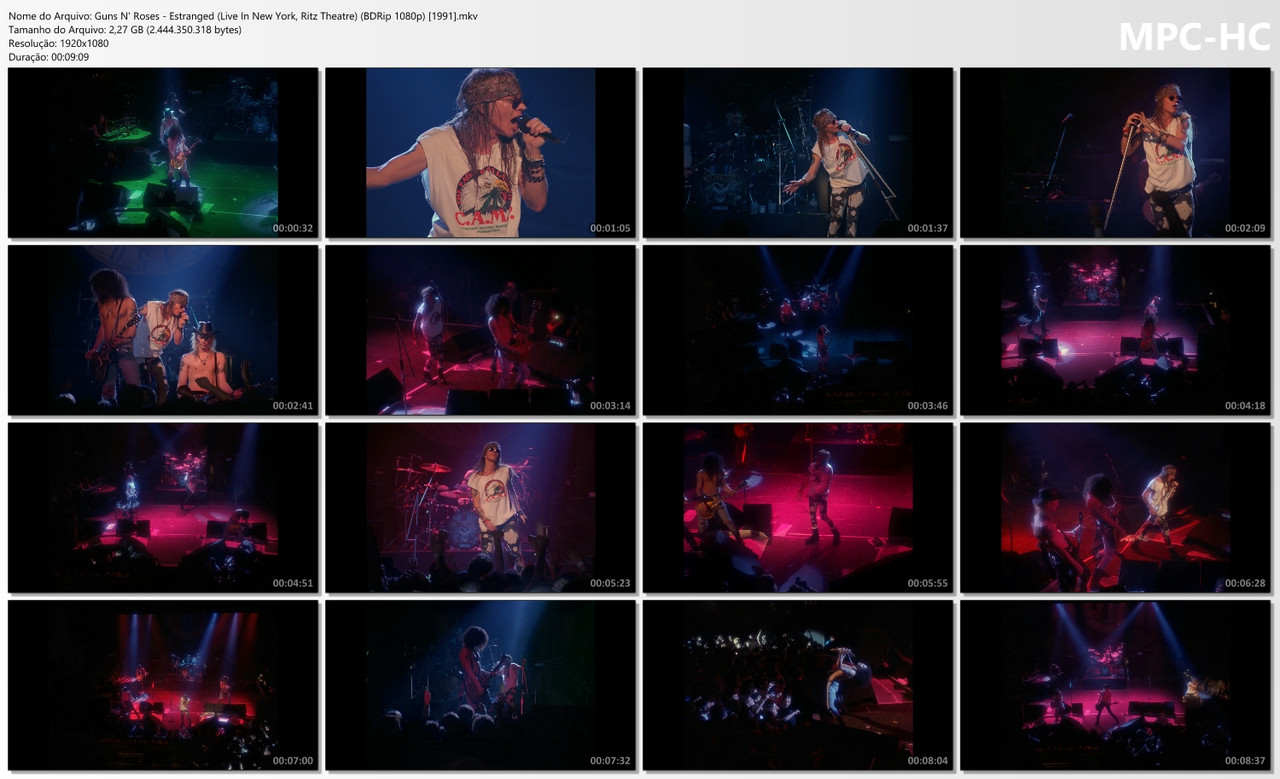 Guns N' Roses - Estranged (Live In New York, Ritz Theatre) (BDRip 1080p) [16.05.1991]
