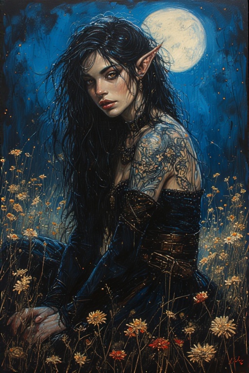 A-stunning-dark-elf-female-wit