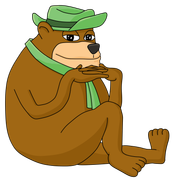 Yogi Bear Groyper Sitting V1
