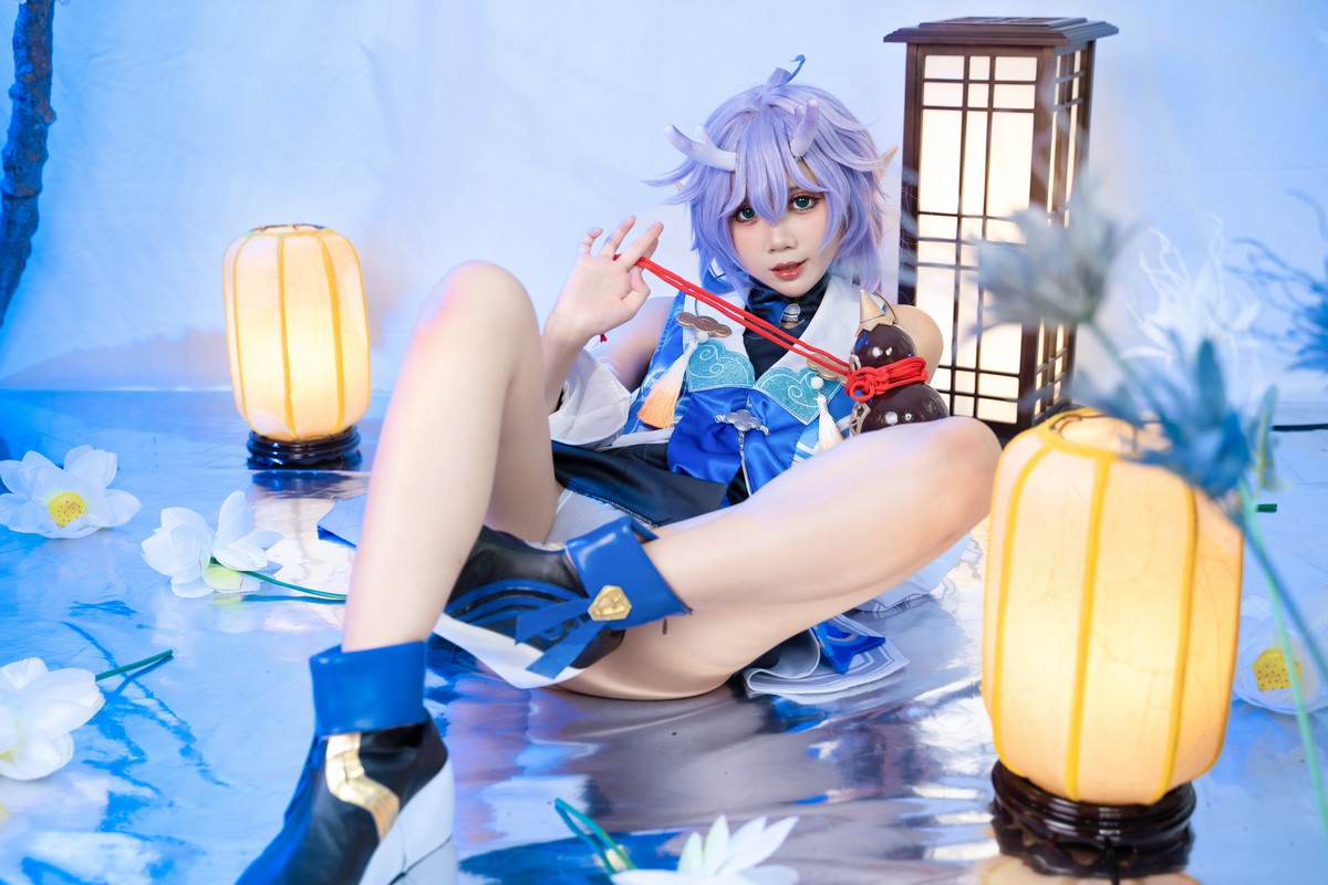 PoppaChan Bailu Cosplay Deluxe (Honkai Star Rail) – 155 Photos 12 Videos 459MB插图9