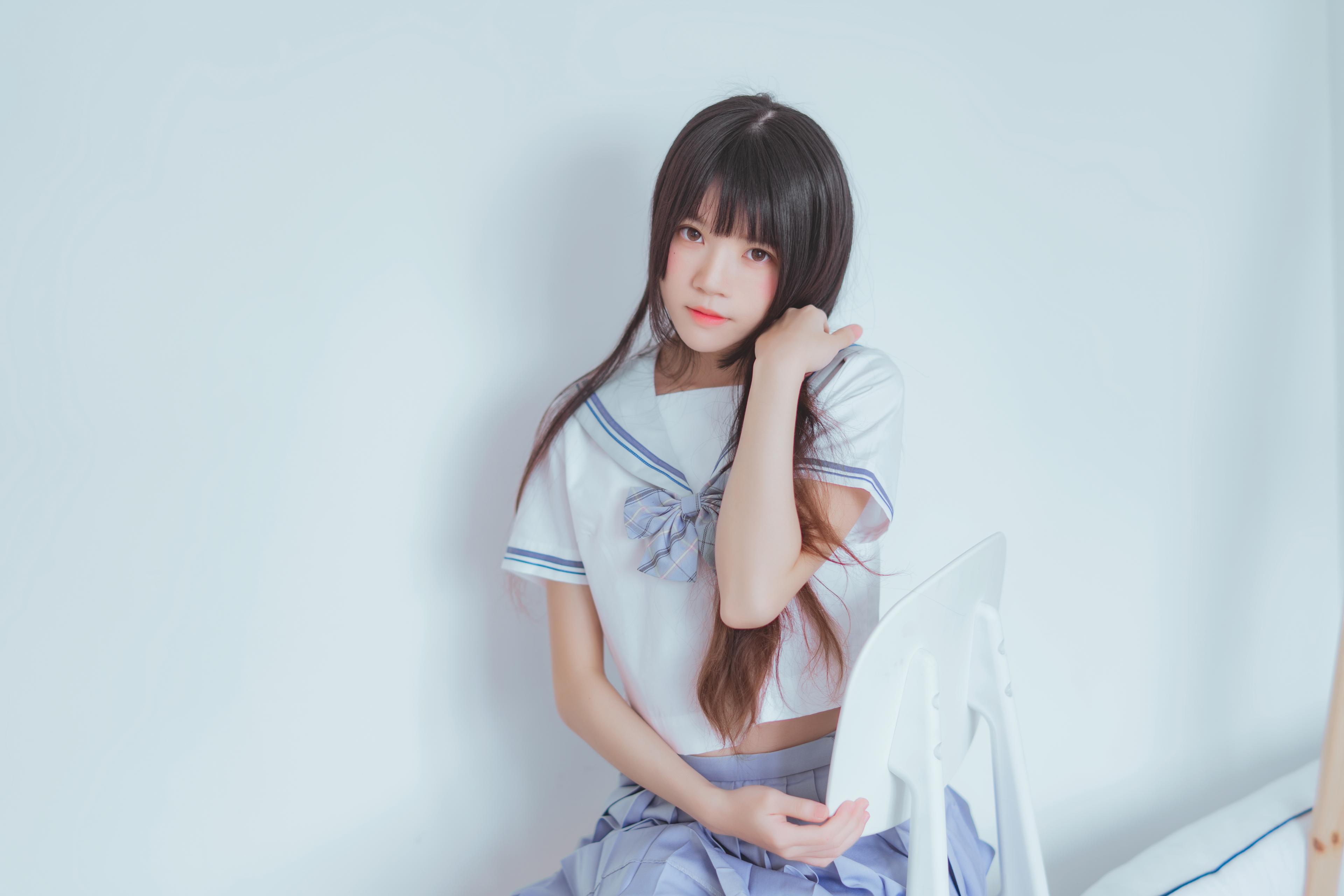 桜桃喵 NO.062 桜桃未熟2 黑丝校服 28