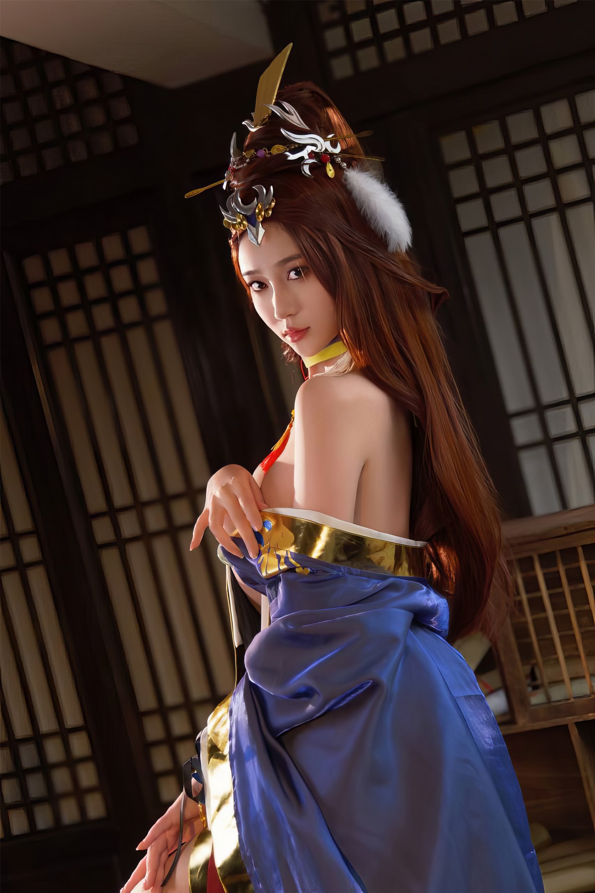 年年nnian 蔡文姬Cosplay 王者荣耀角色图集插图3