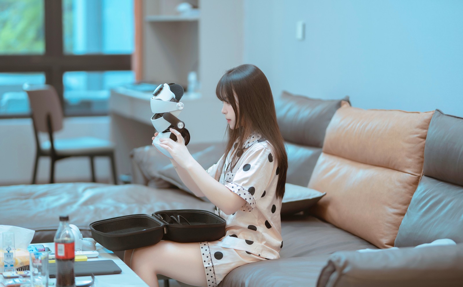 Bangni邦尼 – 偷偷在房间玩 SS 游戏 写真集（10P-23.1MB）日常主题插图6