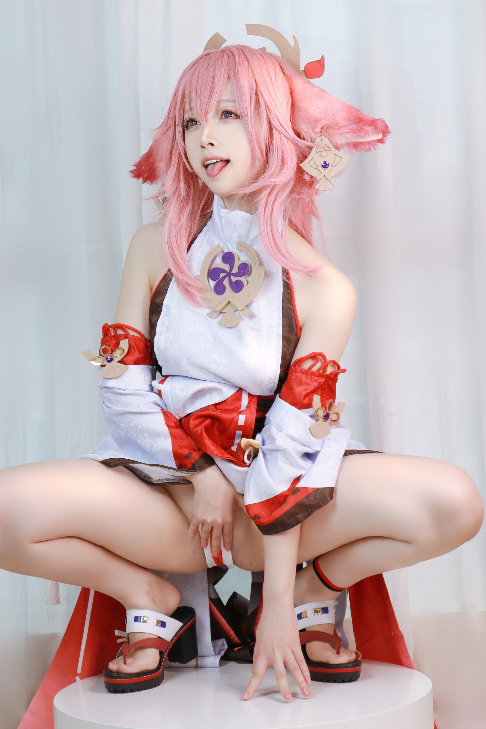 朝霧愛 – 原神 Yae Miko 八重神子 Cosplay 高清写真（35P-452.8M）插图7