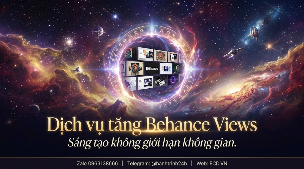 dịch vụ tăng behance views 2026 portfolio behance