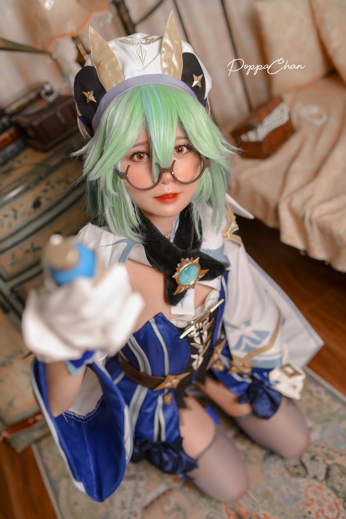PoppaChan Sucrose Cosplay (Genshin Impact) – 29 Photos 14 Videos 163MB插图1