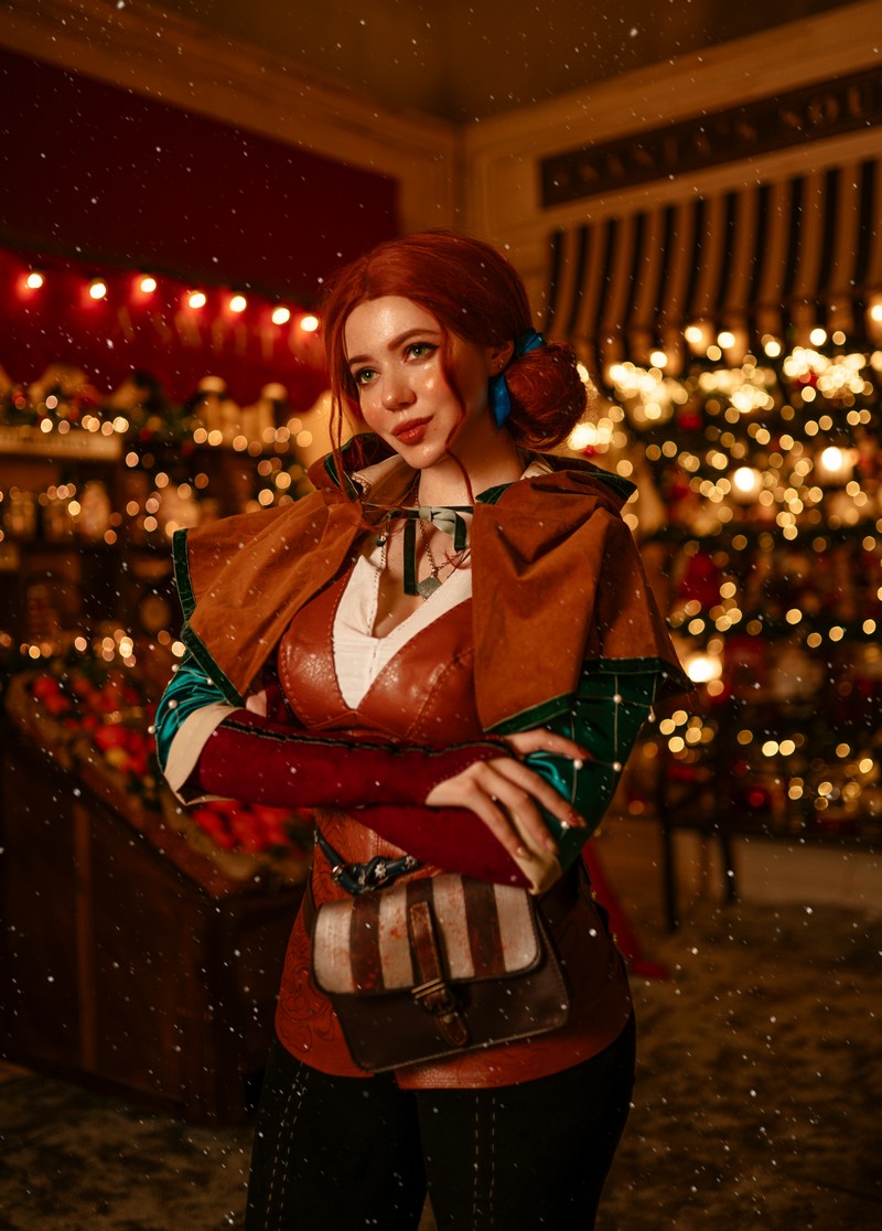 Alina Becker 特莉丝 Triss Merigold Cosplay 巫师系列高清写真【37P-150M】插图6